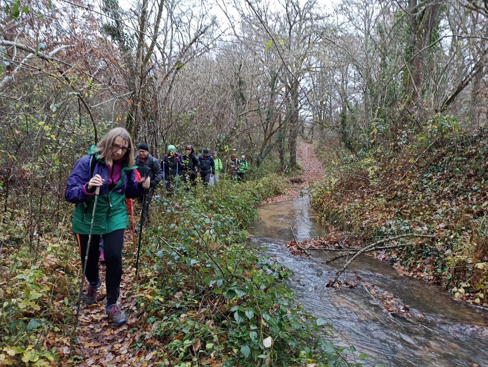 Traversée du ruisseau