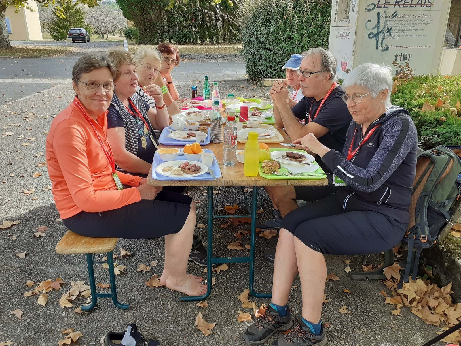 Samedi 14: Pique nique à Saint Julien de Lampon