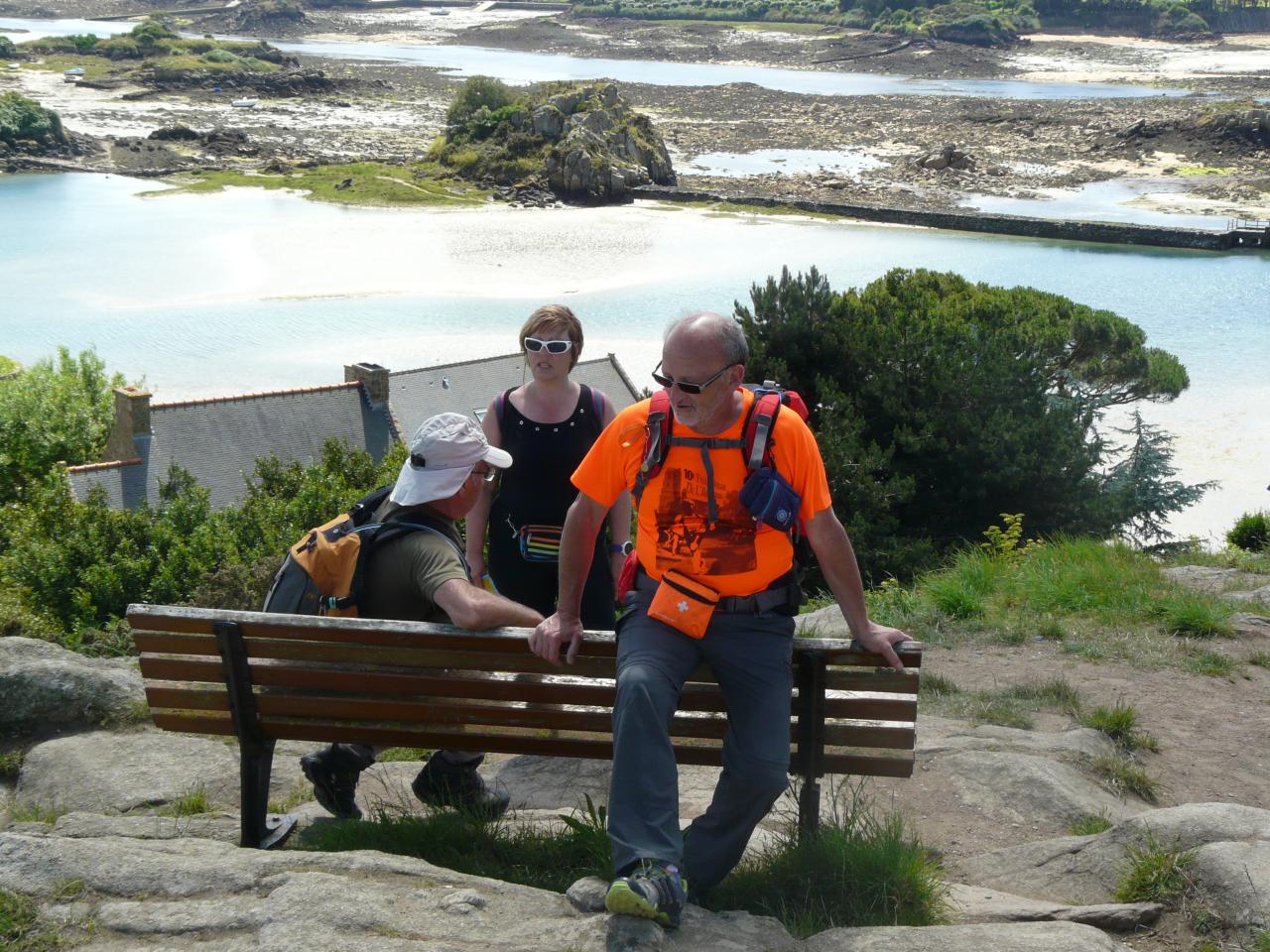 banc face a la marée descendante