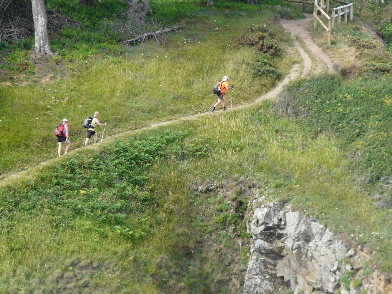 sur le GR34  en direction de Jospinet