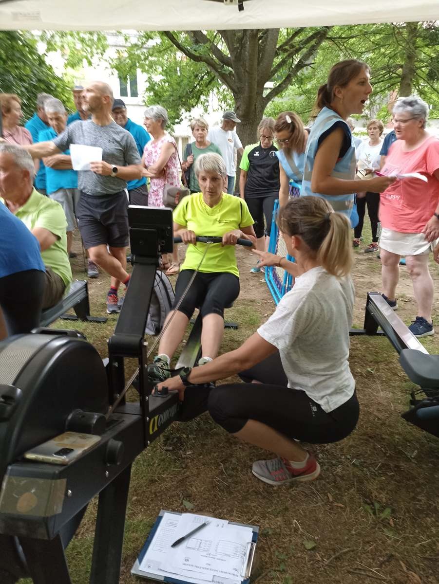 Nadine s'entraîne