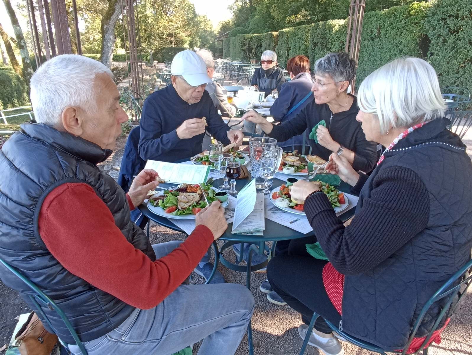Lundi 16: Jardin de Marquessac, déjeuner