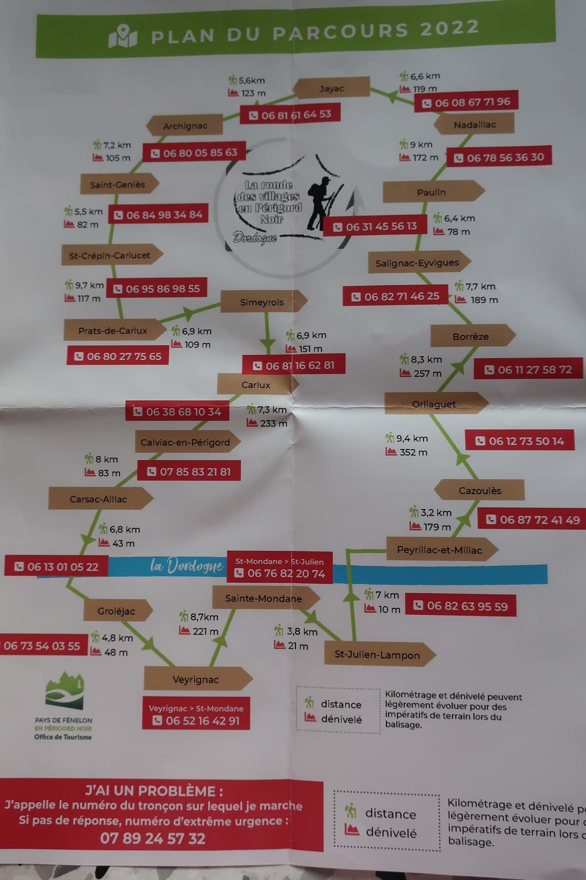 Plan du parcours 2022