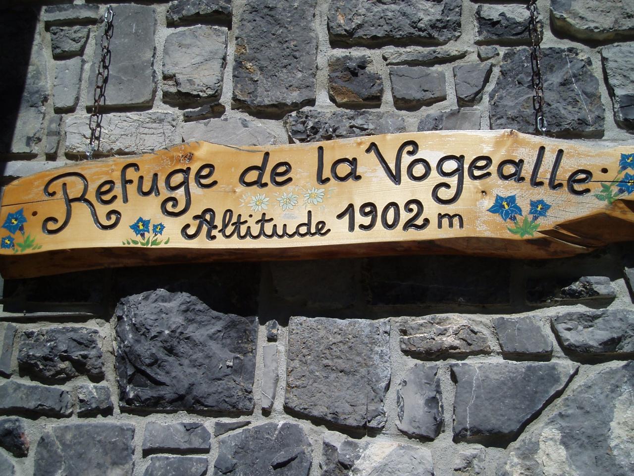 arrivée au refuge de VOGEALLE