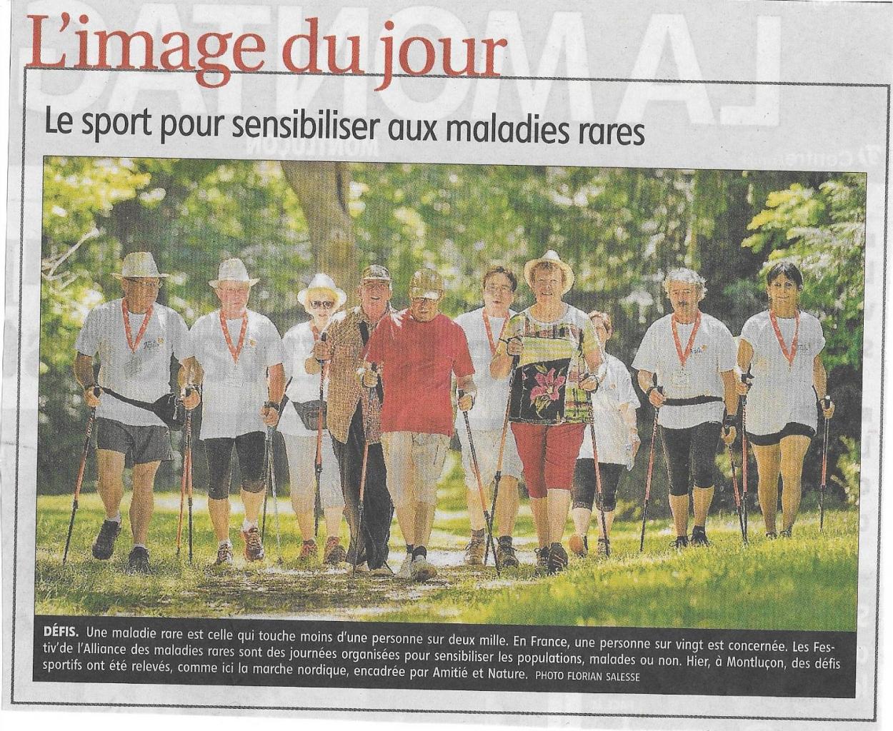 Participation à la journée nationale Les Festiv de l'Alliance maladies rares - Montluçon