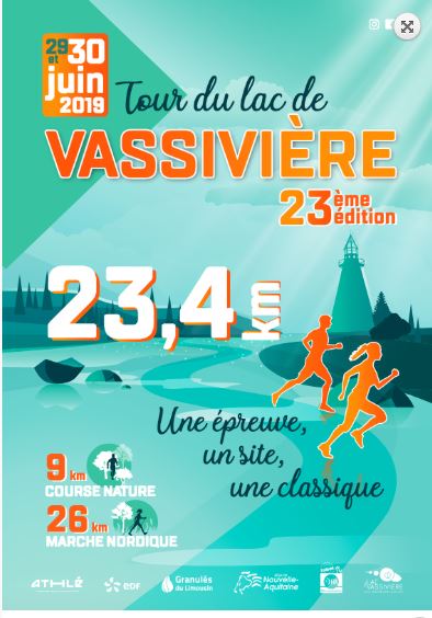 23ème édition de la Marche Nordique de 26km autour du Lac de Vassivière